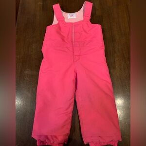 Girls Children’s Place pink snow pants